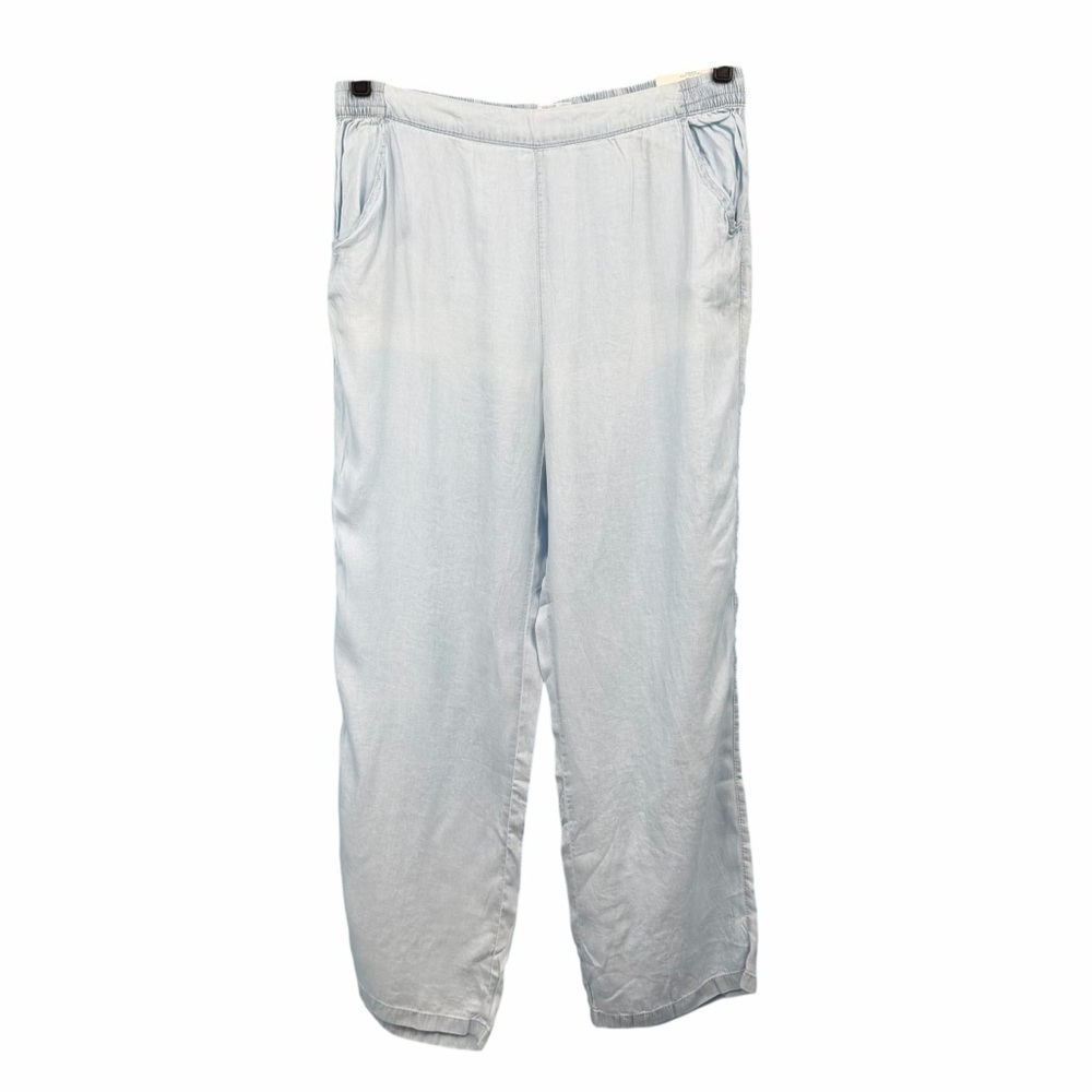 Serra Joggers Womens L 100%Lyocell Pullon Elastic Waist Pockets Lightweight